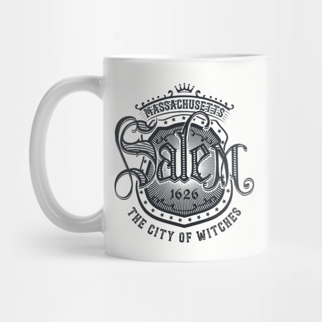 Salem Massachusetts The City Of Witches by Designkix